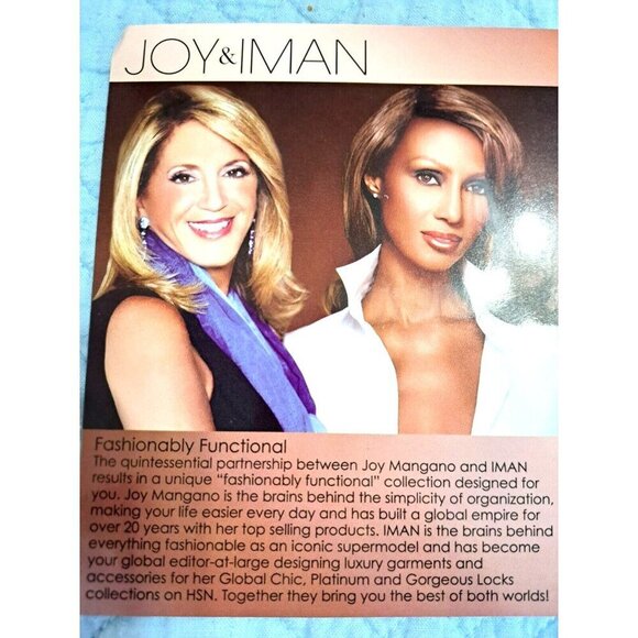 Joy + Iman Blue Leather Wallet Wrist Strap New with Tags - Picture 11 of 13